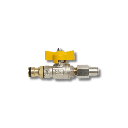 BT Water Ball Valve Tap Kit (Yellow Handle)