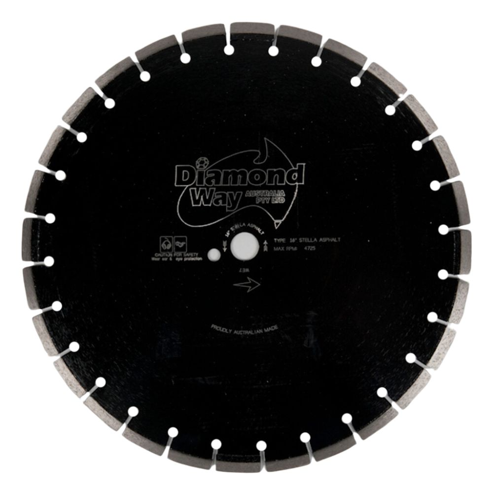 Diamond Way Stella Diamond Blade Asphalt 16"