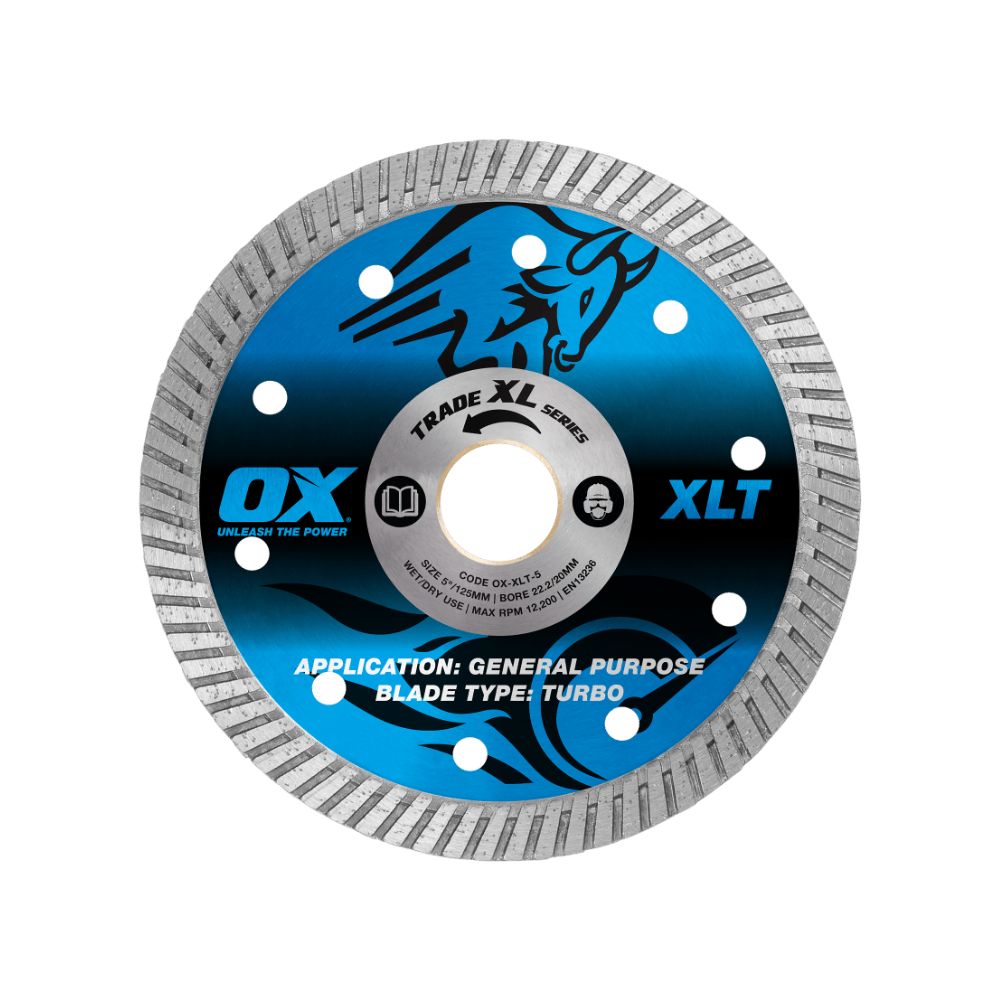 OX XLT Turbo Blade 125mm (5") - General Purpose