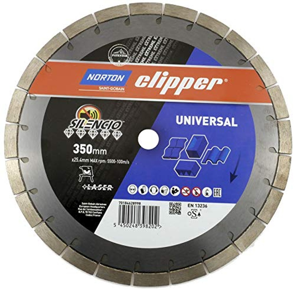 Clipper Silencio Clay Brick Blade 14" (350mm)