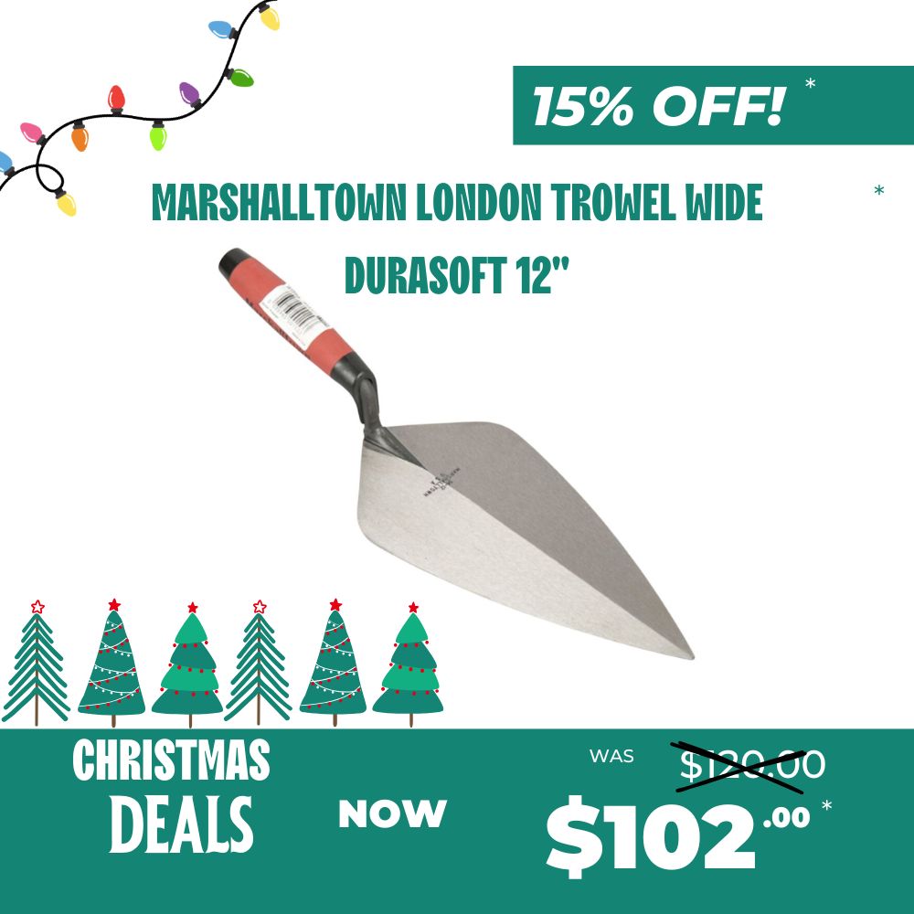 Marshalltown London Trowel Wide Durasoft 12"