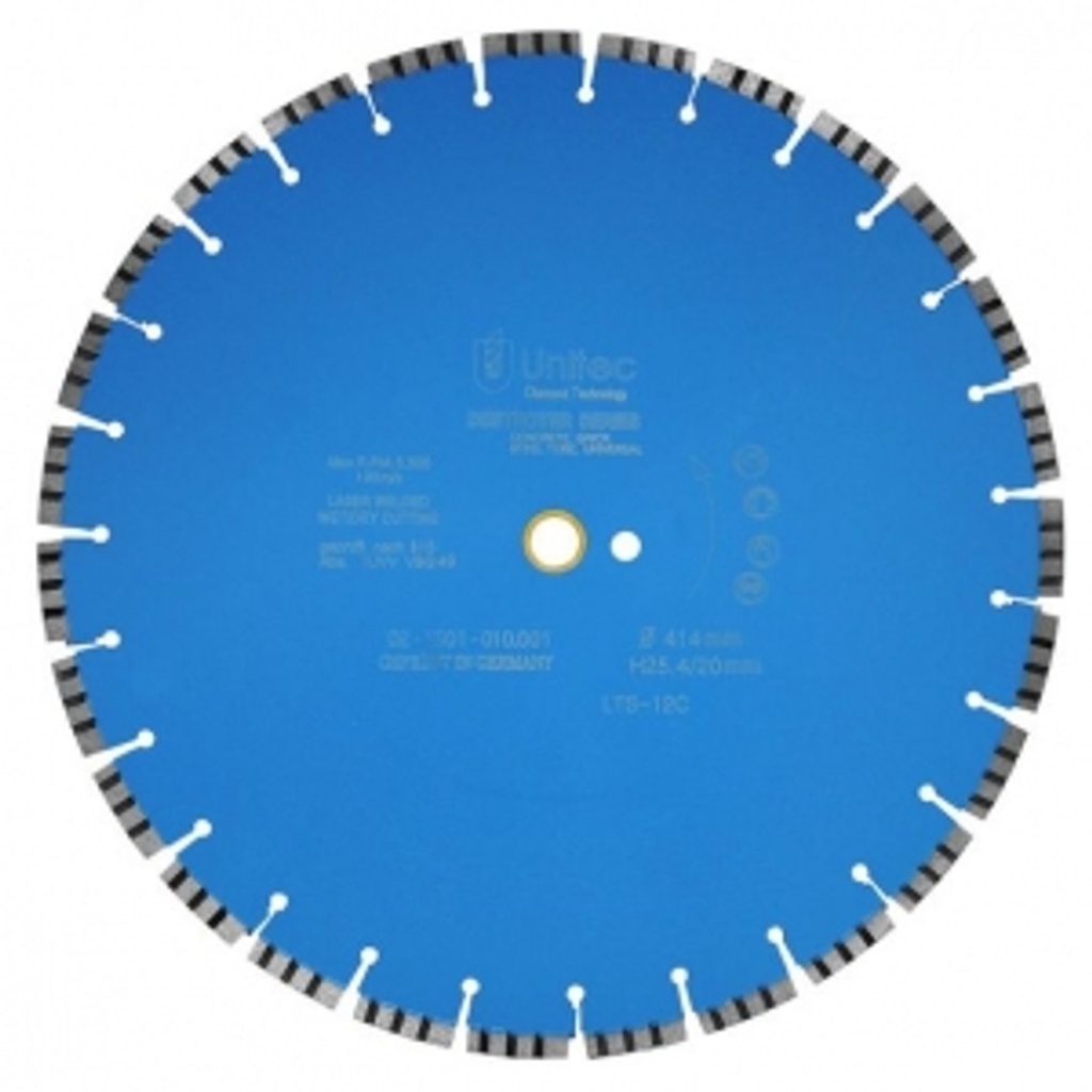 Unitec Destroyer Turbo Blade Concrete  16"