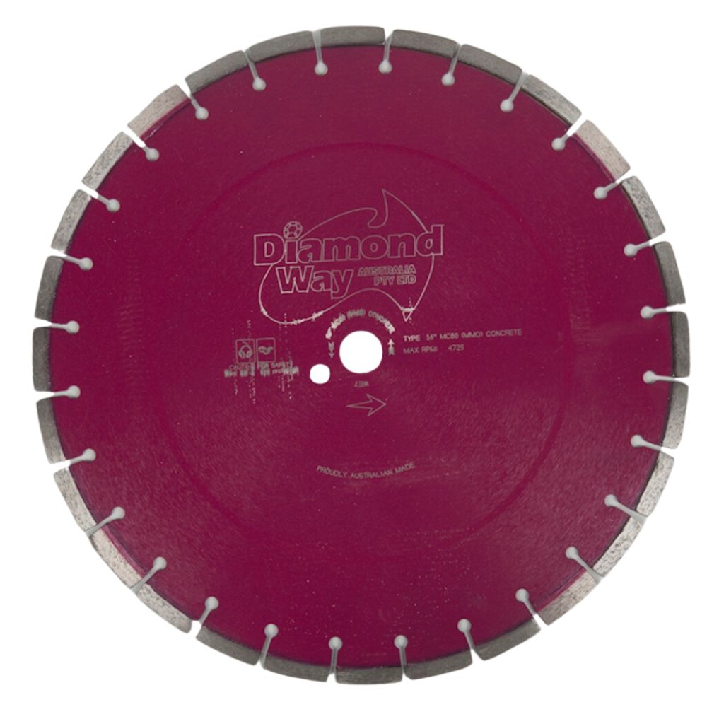 Diamond Way Super Premium Blade Concrete & Ashphalt 16"