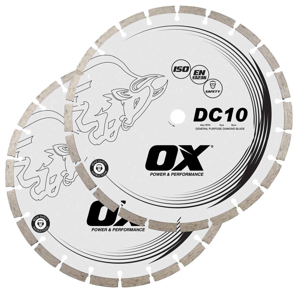 Ox General Purpose Diamond Blade 14" Twin Pack