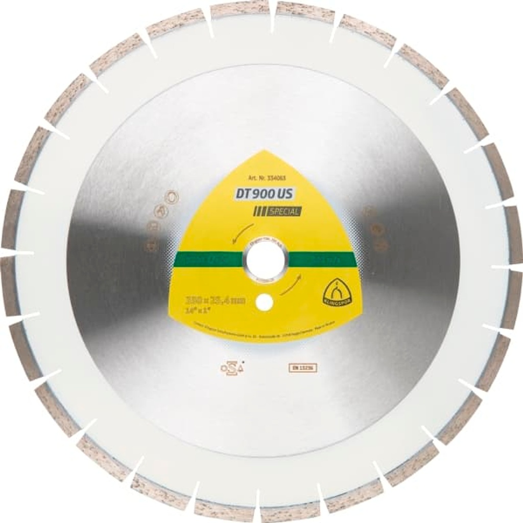 Klingspor Silent Diamond Blade Brick & Block 14" (350mm)