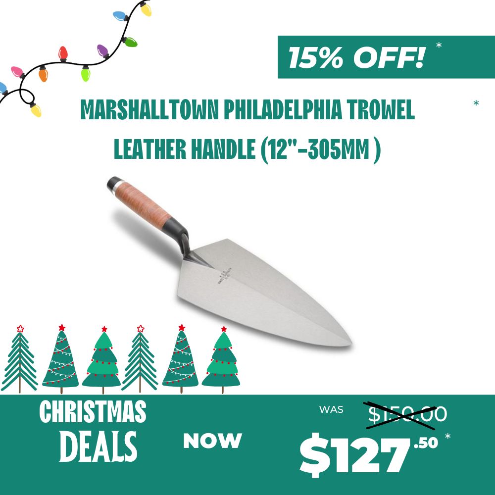 Marshalltown Philadelphia Trowel Leather Handle (12"-305mm )