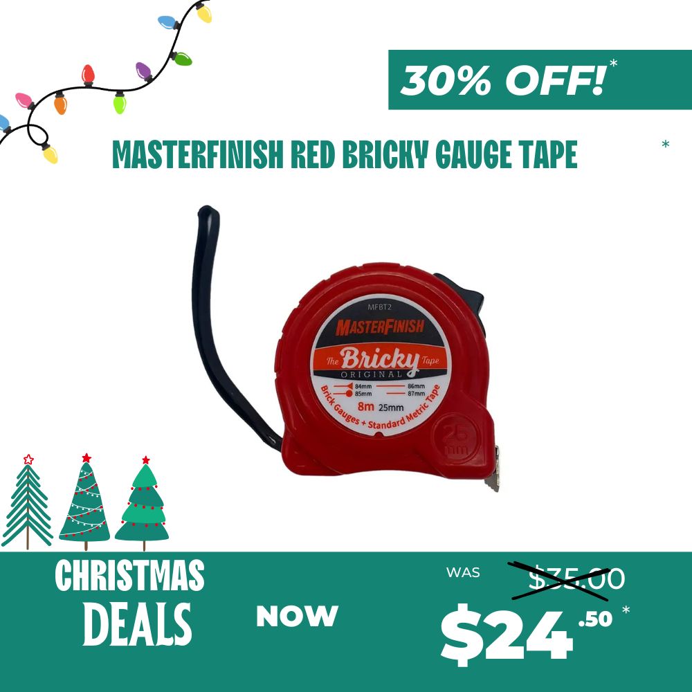 Masterfinish Red Bricky Gauge Tape