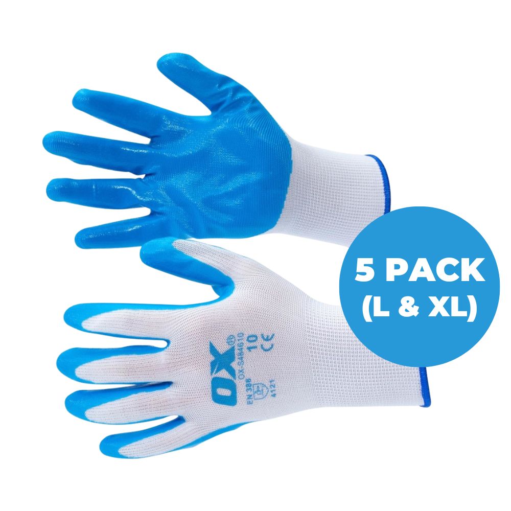 OX Nitrile Gloves XL (5 Pack)