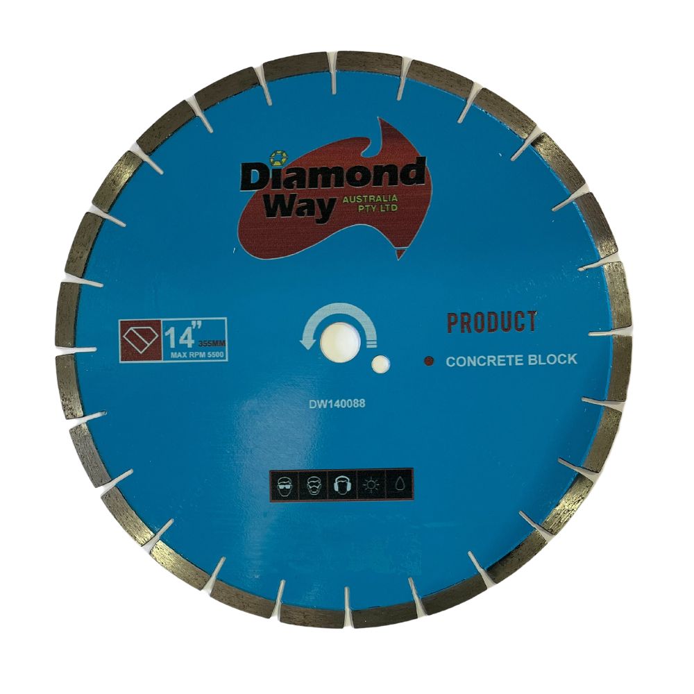 Diamond Way Silent Blade Paver & Block Blue 14"