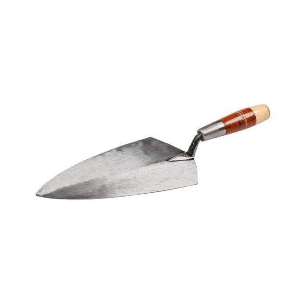 W.Rose Philadelphia Brick Trowel With Leather Handle (12″)