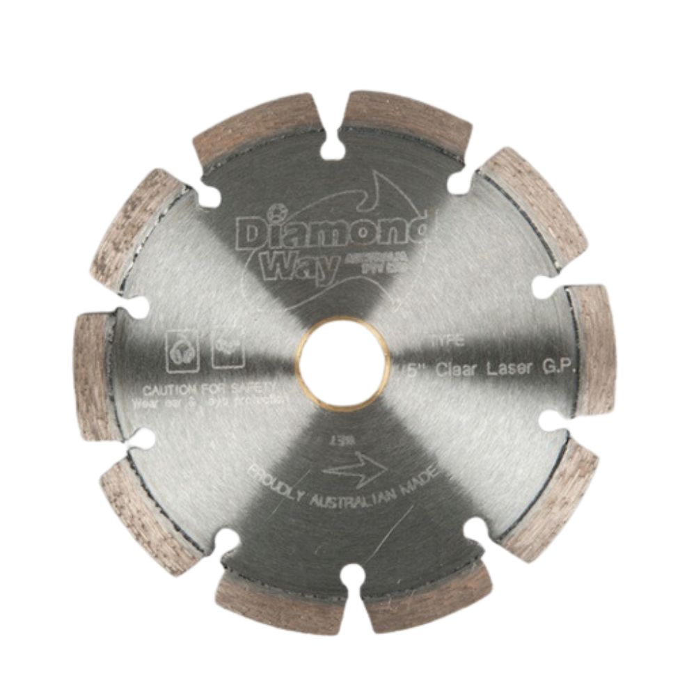 [318974] Diamond Way Laser Welded Concrete Cutting & Grinding Blade 5"