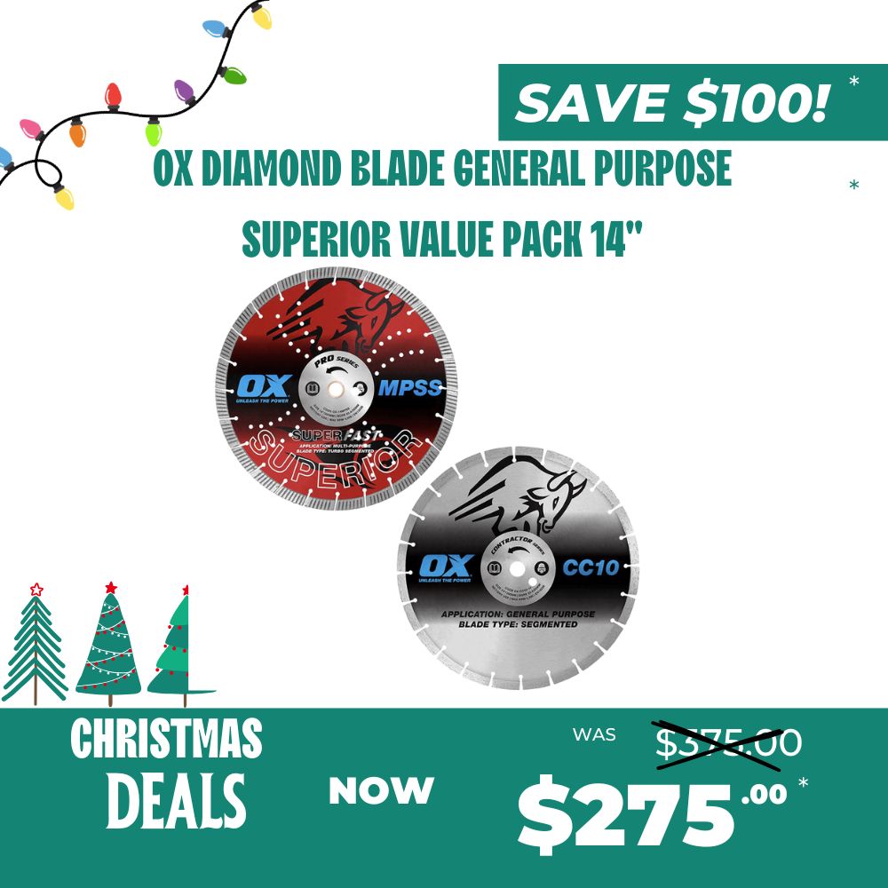 Ox Diamond Blade General Purpose Superior Value Pack 14"