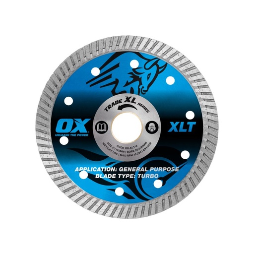 [318756] OX XLT Turbo Blade 125mm (5") - General Purpose