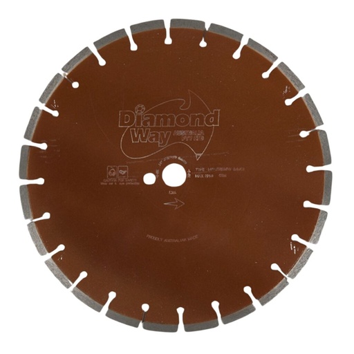 [318873] Diamond Way Premium Diamond Blade Concrete & Ashphalt 16"