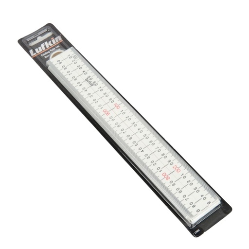 [318918] Lufkin White Folding Ruler Bevelled Edge (1m/39", Metric)