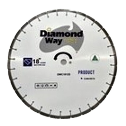 [319030] Diamond Way Diamond Blade Low HP Concrete 18"